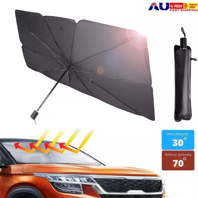 Foldable Car Windshield Sunshade Umbrella Front Window Cover Visor Sun Shade AU