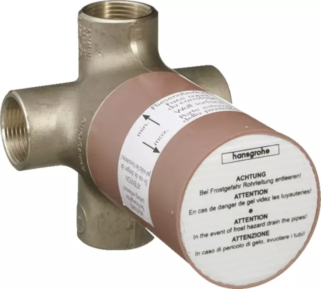 Hansgrohe Set Base per Valvola deviatrice 3 vie 3⁄4