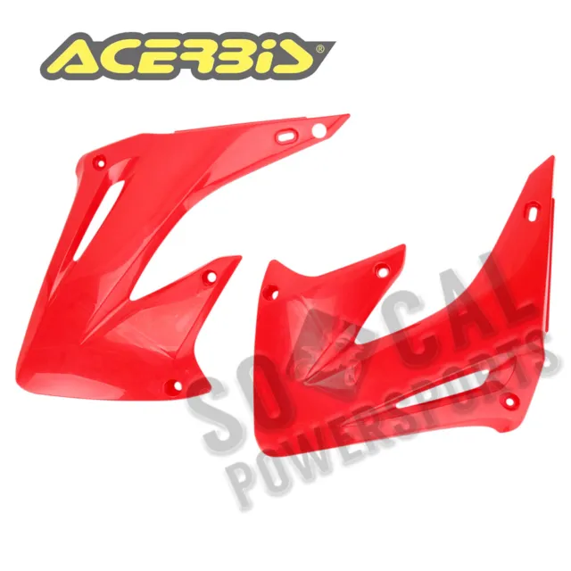 Acerbis Radiator Shrouds - Red - 2043590227