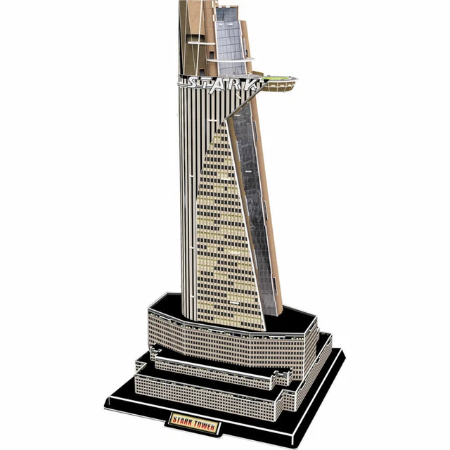 REVELL 3D PUZZLE Marvel Stark Tower Avengers Tower Iron Man 63pcs Part