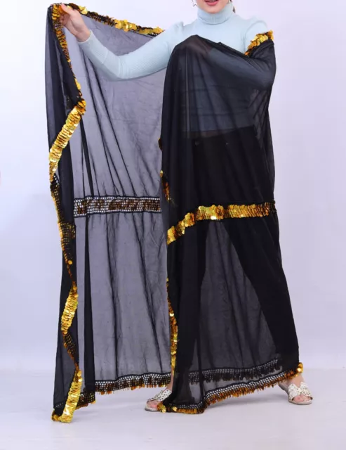 Melaya Laff Leff Baladi Iskandaran Egyptian BellyDance  veil 77201