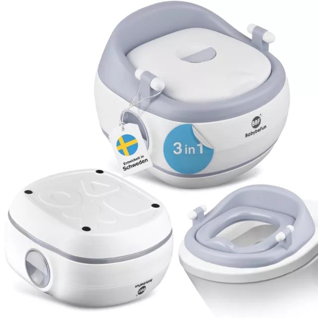 BabybeFun 3in1 Pots + Siège de Toilette Enfants Geoffnete Emballage