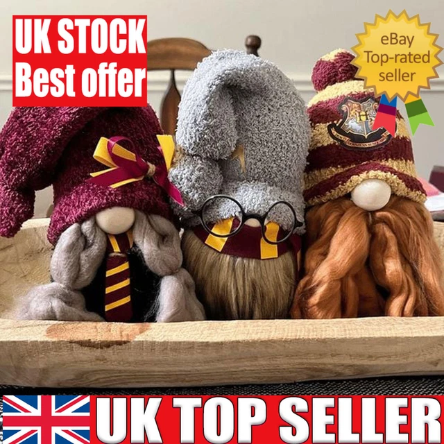 NEW Theme Gnome Set Potter Granger Weasley Christmas Gnome New UK 2024