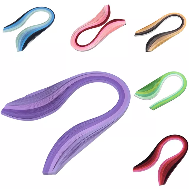 Stripes Quilling Origami Paper DIY Tool Hanmade Gift Create Assorted Color W_LN