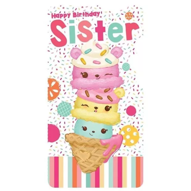 Num Noms - Carte d'anniversaire SISTER (SG28424)