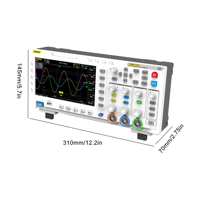 OSCILLOSCOPE DIGITAL 100MHZ Analog Bandwidth Signal Generator ...