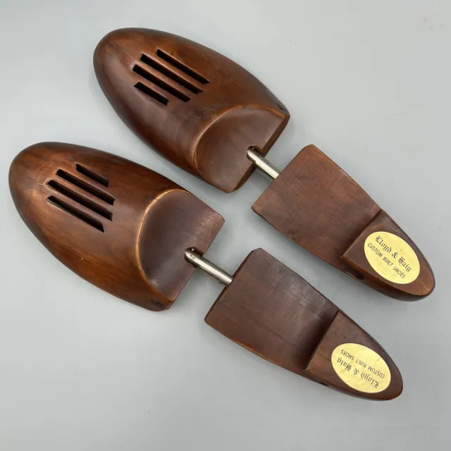 Vintage Sz. 10C Wood Wooden Stretchers Spring Shoe Forms Lloyd Haig Custom Shoes