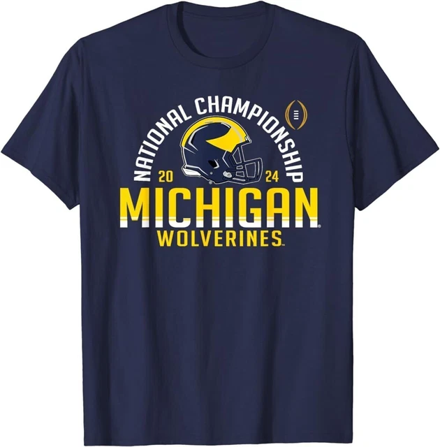 MICHIGAN WOLVERINES CFP National Championship 2024 Arch T Shirt Men