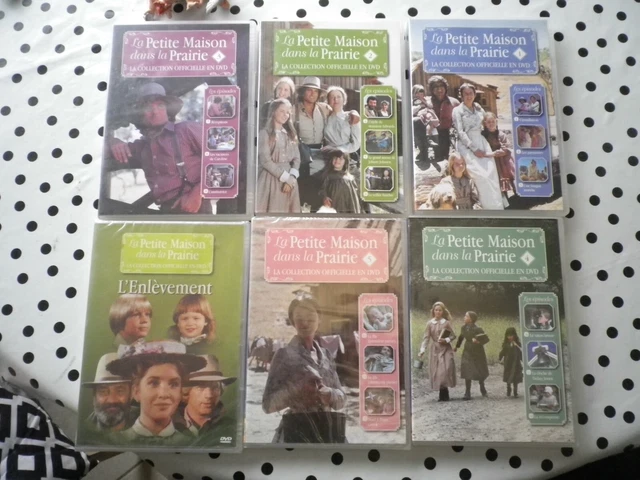 dvd lot 6 - la petite maison dans la prairie - +  l'enlèvement - N°1à °5