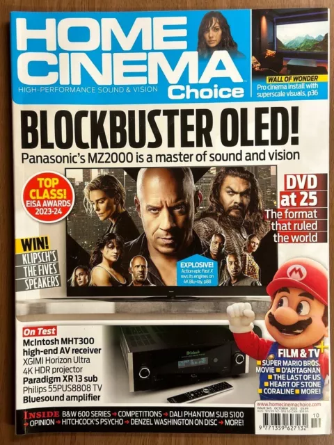 Home Cinema Choice October 2023 Hi-Fi Amps TVs Etc Magazine