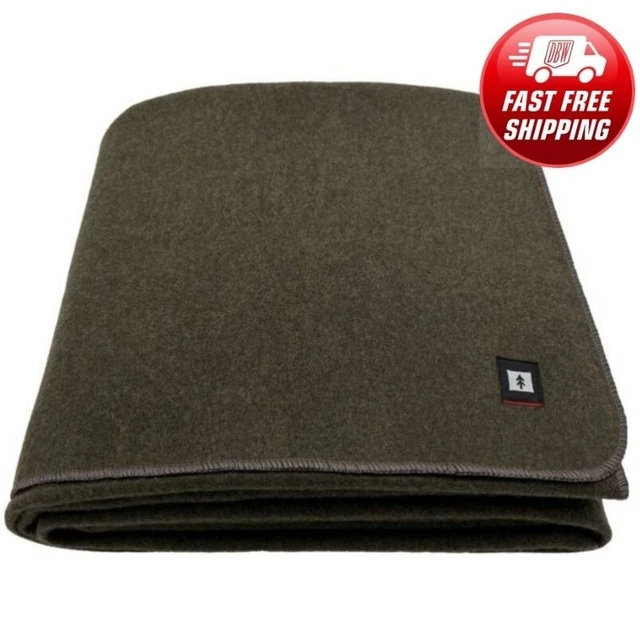 EKTOS 90% Wool Blanket, 66" x 90", Camping Blanket, Wool Blanket Military EKTOS 90% Wool Blanket, 66" x 90", Camping Blanket, Wool Blanket Military