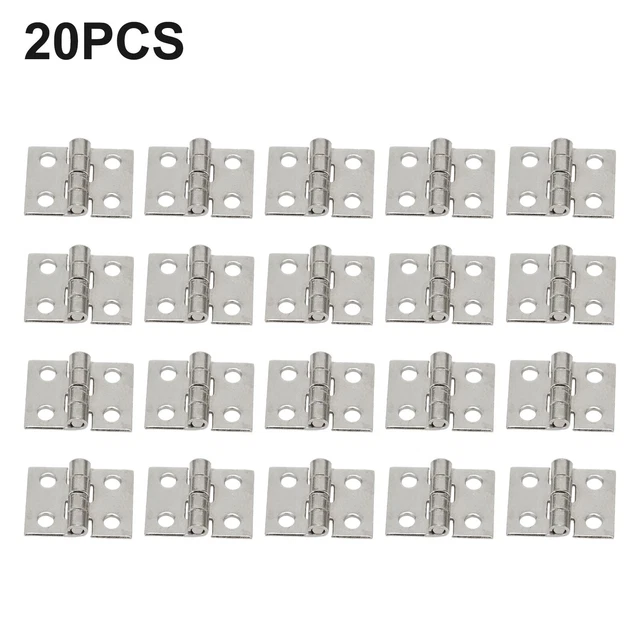 Charnières 20PCS Convient for Bijouterie Boîtes Outil Cuivre Armoire Charnière
