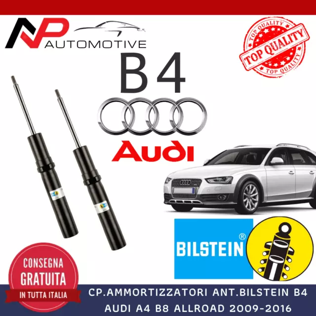 2X Ammortizzatori Anteriori Audi A4 B8 Allroad 2009-2016 Bilstein B4 19-226859