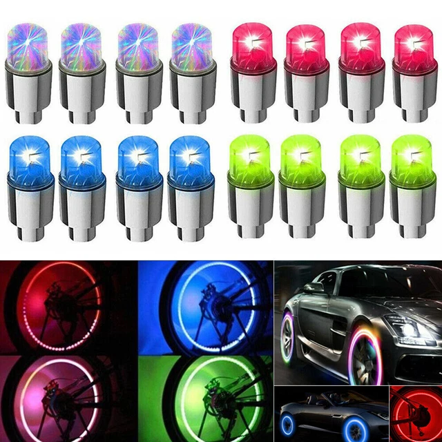 4-Pack British Flag Tire Valve Caps - Silver Aluminum Alloy & Copper Car Accessories - View #9