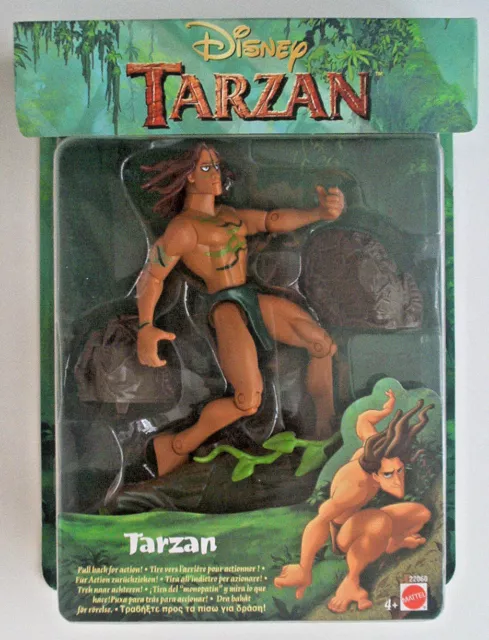 Tarzan Action Figur Disney Toys von Mattel NEU 1999 OVP Edgar Rice Burroughs