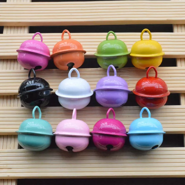 30 Pcs Jingle Bell Charm Round Christmas Bells Hanging Bells Small Bells Crafts