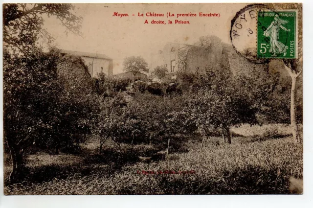 MOYEN - Meurthe et Moselle - CPA 54 - le chateau et la prison