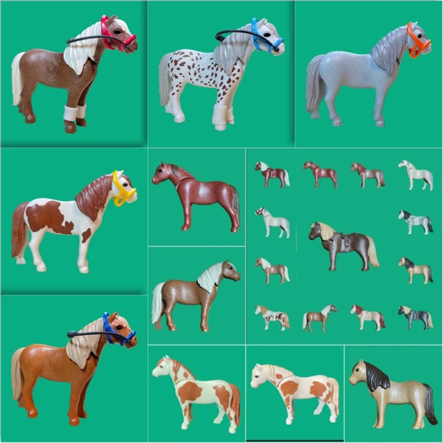 Playmobil / Ponyhof 5222 Mit Pferde, Figuren Und Zubehör
