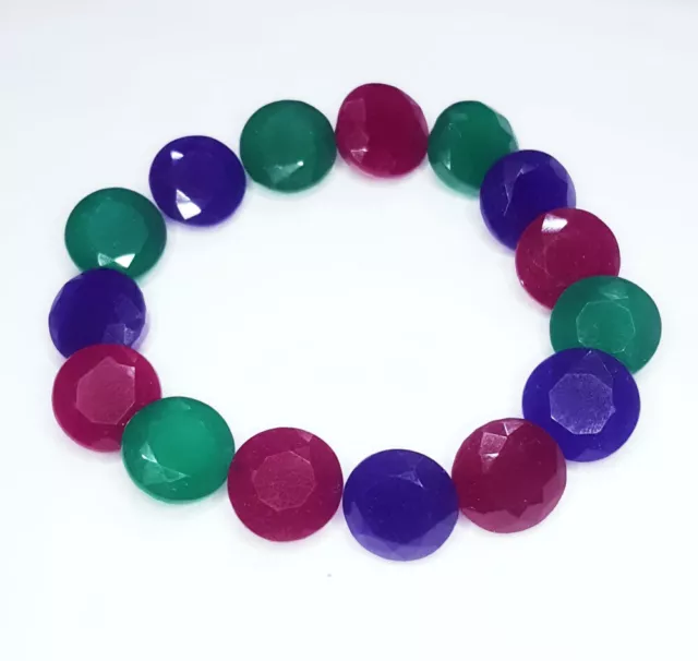 Loose Gemstone Natural Emeralds Rubies & Blue Sapphire 140-150 Ct Opaque Gem A4