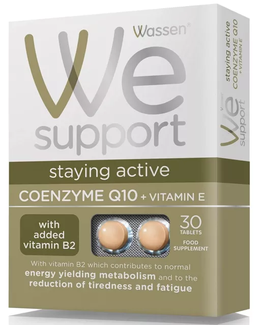 Wassen Coenzyme Q10 + Vitamine E 30 Comprimés