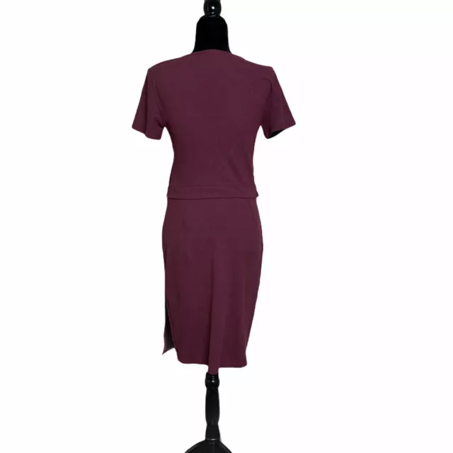 A Pea In The Pod Nursing Dress Work Professional Party Church Burgundy S,M 2