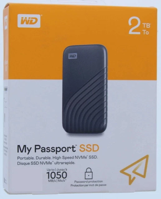 Passport 2tb Wdbagf0020bgy WD 2TB My Passport SSD External SSD