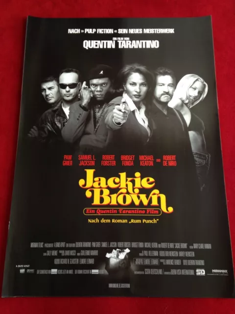 Jackie Brown Kinoplakat Poster A1, Tarantino, Robert DeNiro, Pam Grier, Fonda