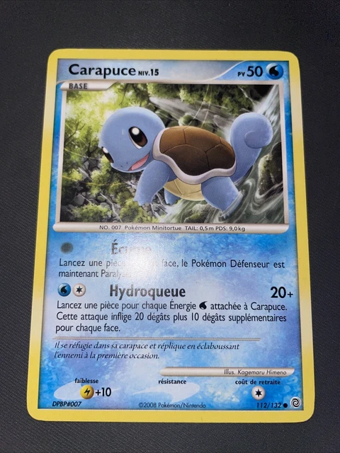 Carapuce Commune - Pokemon 112/132 D&P Merveilles Secretes Tres Bon Etat
