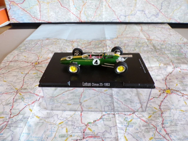 Jouet Vintage Penny Toys Voiture De Course Lotus Climax F1 - Modèle 0/3, Fabriqué En Italie, Occasion