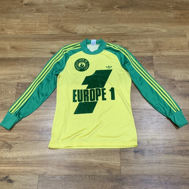 Maillot Vintage FC Nantes Kappa - Moncef Zerka - Gris/Jaune - Taille L