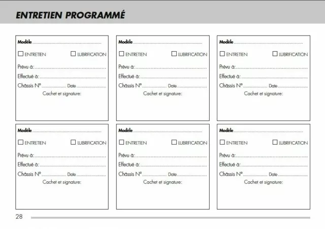 Carnet d'entretien Alfa Romeo français 3