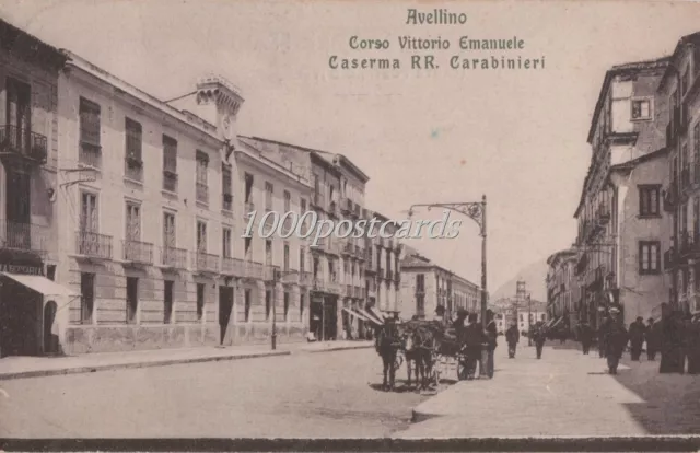 AVELLINO - Corso Vittorio Emanuele - Caserma RR. Carabinieri 1912