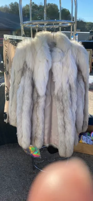 Vintage Jindo Saga Fox Mid Length Fur Coat