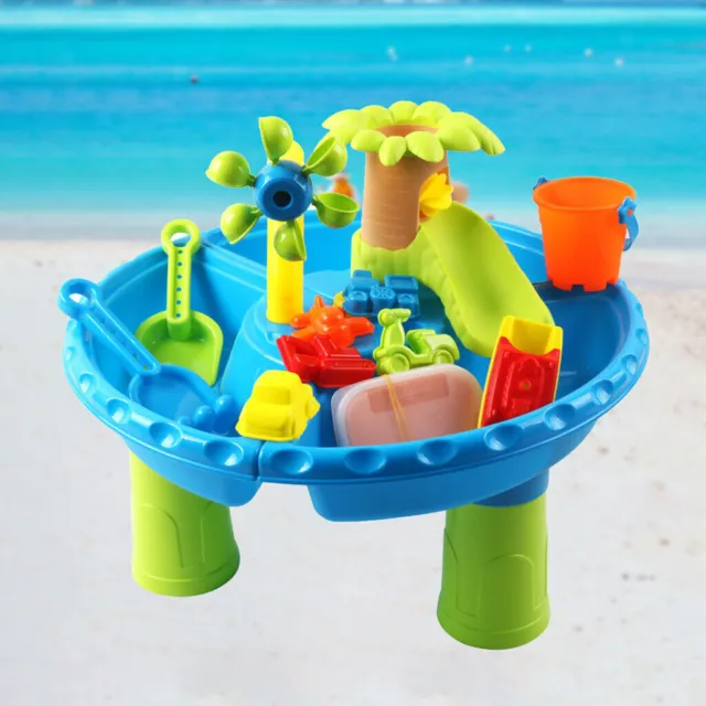 Outdoor Fun Sand & Water Table Sandpit Sandbox Table Beach Water Toys Kids