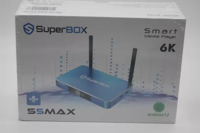 *NEW* SuperBox Smart Media Player 6K S5 Max