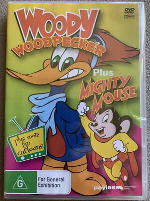 DVD: WOODY WOODPECKER Plus Mighty Mouse - Walt Disney Classic Cartoon