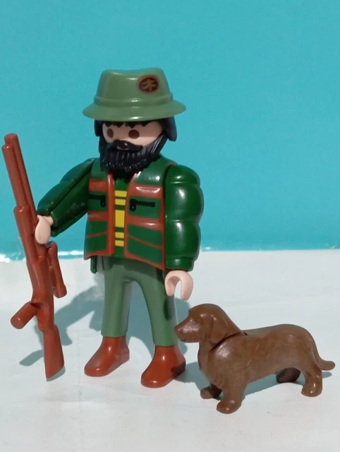 Personnage Playmobil Chasseur Nature Forêt - Série Spéciale - Bateaux, Chevaux - Occasion