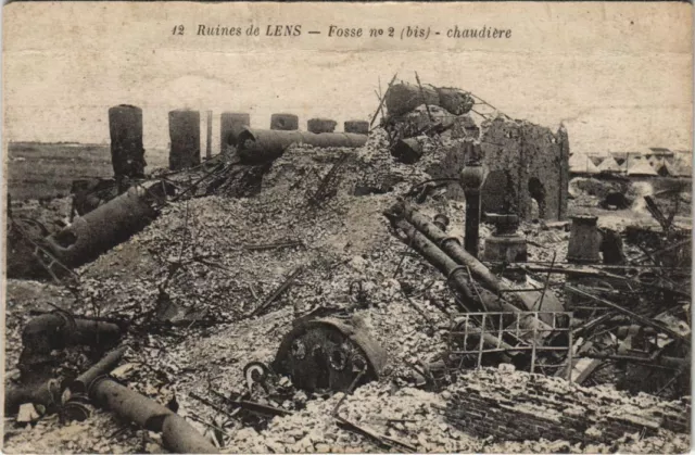 CPA Ruines de LENS-Fosse-chaudiére (44156)