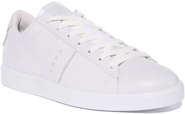 ECCO Rue Lite Léger à Lacets Décontracté Chaussures Blanc Femmes Taille 3 - 8