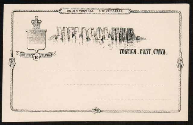 Helgoland Ganzsachenpostkarte P6 ungebraucht