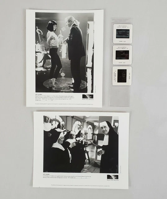 Spy Hard (1996) Movie Promo Press Kit 35mm Slides B/W Photos Leslie Neilsen