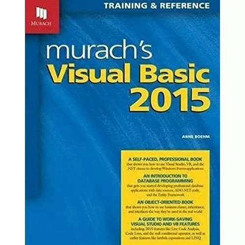 Murachs Visual Basic 2015 2015 - Paperback NEW Anne Boehm(Auth 1 Nov. 2016