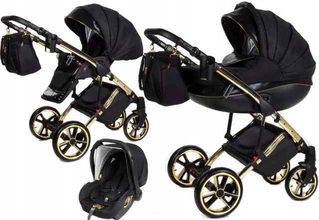 Poussette 3 en 1 combi set siège auto buggy isofix Daytona GT par Chillykids