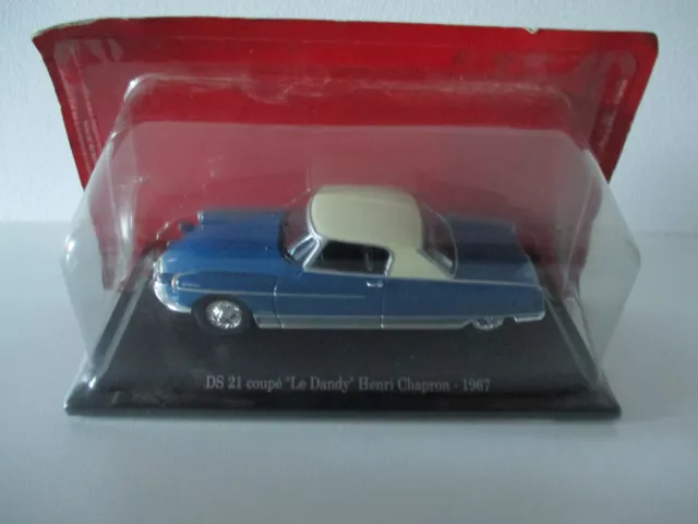 CITROEN DS 21 Coupé "LeDandy" Henri CHAPRON 1967 - EDITIONS ATLAS - 1/43è EN BTE