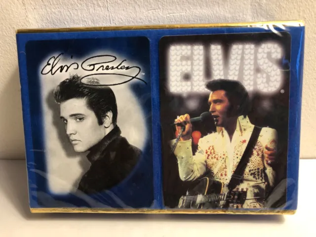 Mint! Sealed Box Epe Elvis Presley Estate Velour Caddy Collectible Playing Cards