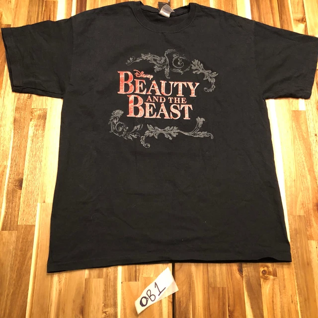DISNEY BEAUTY AND the Beast Official Broadway Musical Black TShirt