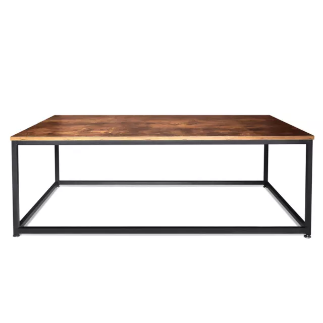 Tavolino da salotto in stile industrial tavolino da caffè in acciaio e legno