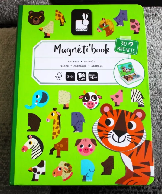 Janod Magneti Book Tiere