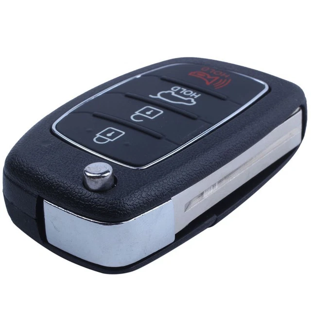 Flip Key Shell fit for Remote Key Case Fob 4 Button PG180D O1G2