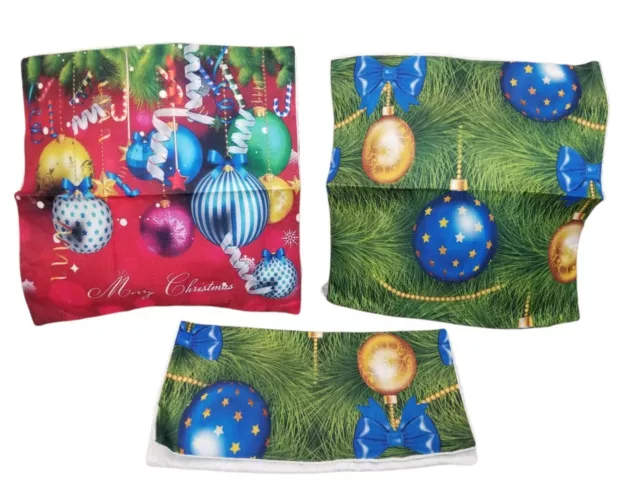 3 Fundas Para Cojines Decorativos Navideños Decoracion De Navidad #2🥰🌟🌟🌟🌟🌟